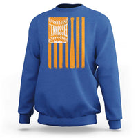 Vintage Tennessee Sweatshirt Retro Classic TN Orange Retro Baseball American US Flag