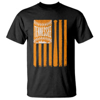 Vintage Tennessee T Shirt Retro Classic TN Orange Retro Baseball American US Flag