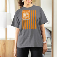 Vintage Tennessee T Shirt For Women Retro Classic TN Orange Retro Baseball American US Flag