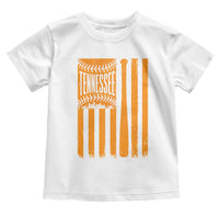Vintage Tennessee Toddler T Shirt Retro Classic TN Orange Retro Baseball American US Flag