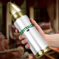 Green Yellow Australia Bullet Tumbler Down Under Team Australia Flag Varsity Lettering Soccer Fans Football Tournament