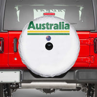 Australia Fan Spare Tire Cover Retro Vintage Flag Green Yellow Country Pride Distressed Graphic