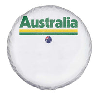 Australia Fan Spare Tire Cover Retro Vintage Flag Green Yellow Country Pride Distressed Graphic