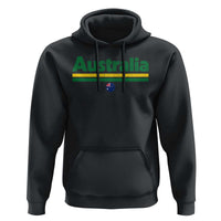 Australia Fan Hoodie Retro Vintage Flag Green Yellow Country Pride Distressed Graphic