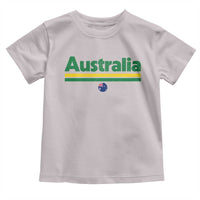 Australia Fan Toddler T Shirt Retro Vintage Flag Green Yellow Country Pride Distressed Graphic