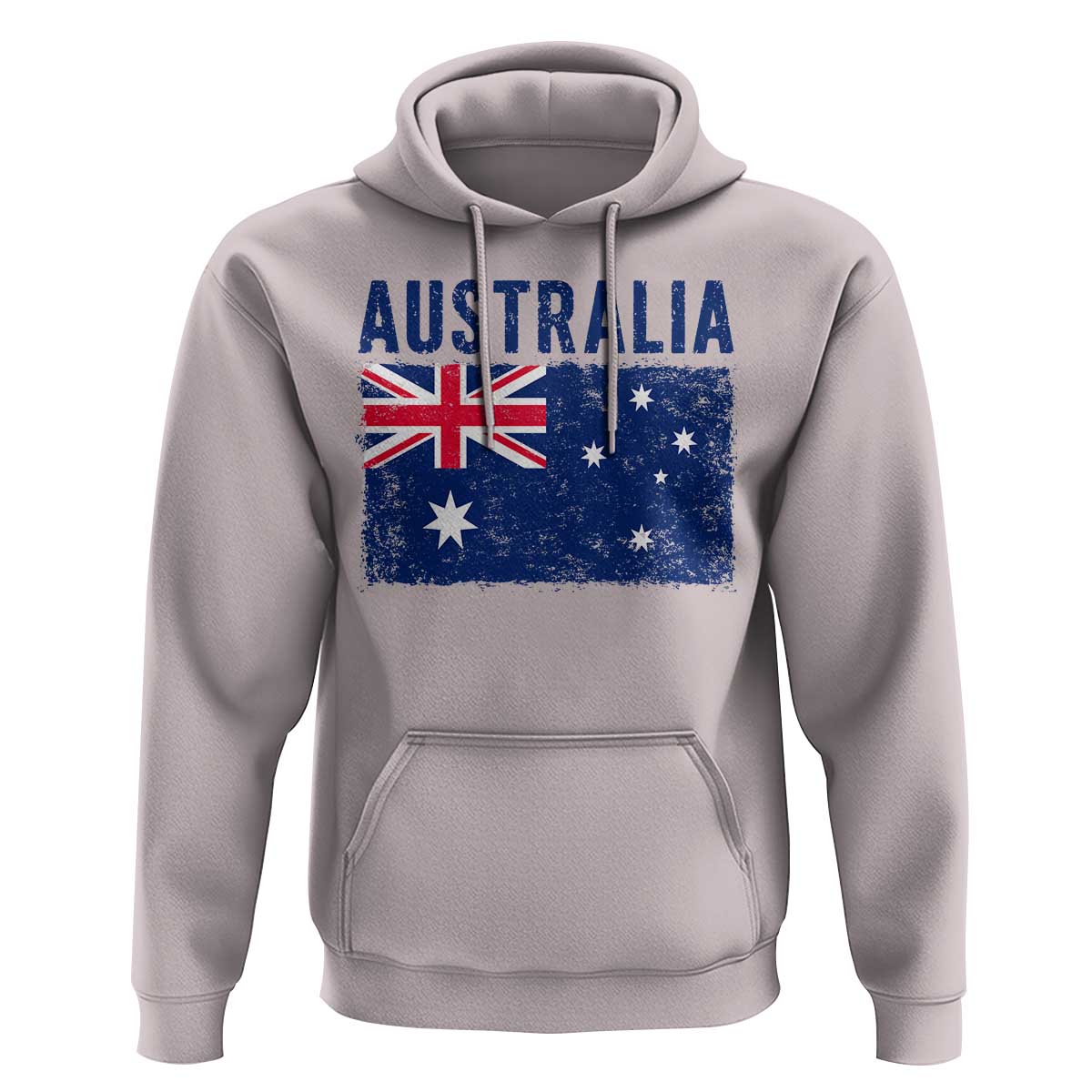 Vintage Australia Flag Hoodie Distressed Patriotic Country Pride Graphic
