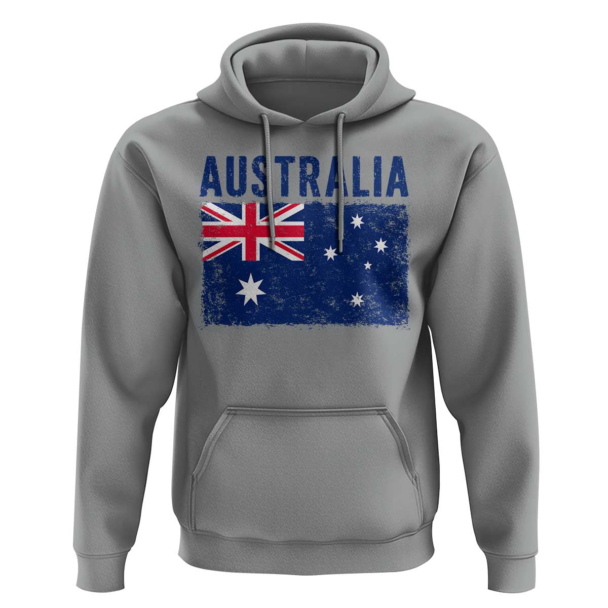 Vintage Australia Flag Hoodie Distressed Patriotic Country Pride Graphic