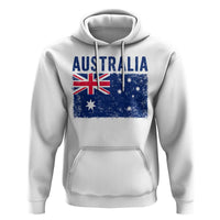 Vintage Australia Flag Hoodie Distressed Patriotic Country Pride Graphic