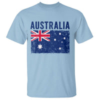 Vintage Australia Flag T Shirt Distressed Patriotic Country Pride Graphic