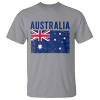 Vintage Australia Flag T Shirt Distressed Patriotic Country Pride Graphic