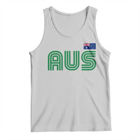 Retro Australia Tank Top AUS Green Australian Flag Country Pride Graphic