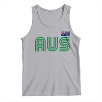Retro Australia Tank Top AUS Green Australian Flag Country Pride Graphic