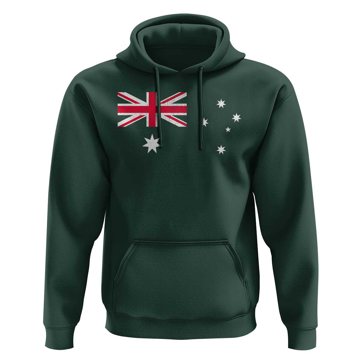 Vintage Australian Flag Hoodie Australia Distressed Patriotic Southern Cross Country Pride Graphic