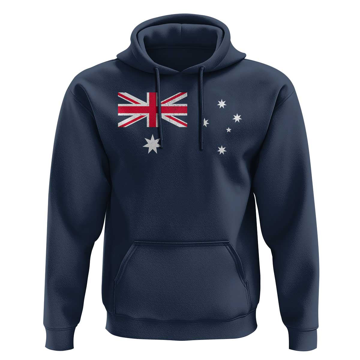 Vintage Australian Flag Hoodie Australia Distressed Patriotic Southern Cross Country Pride Graphic