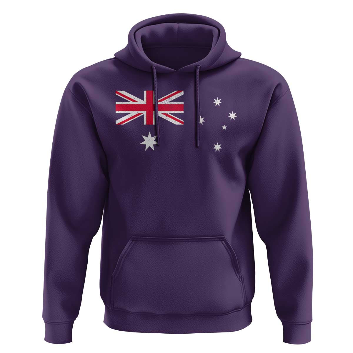 Vintage Australian Flag Hoodie Australia Distressed Patriotic Southern Cross Country Pride Graphic