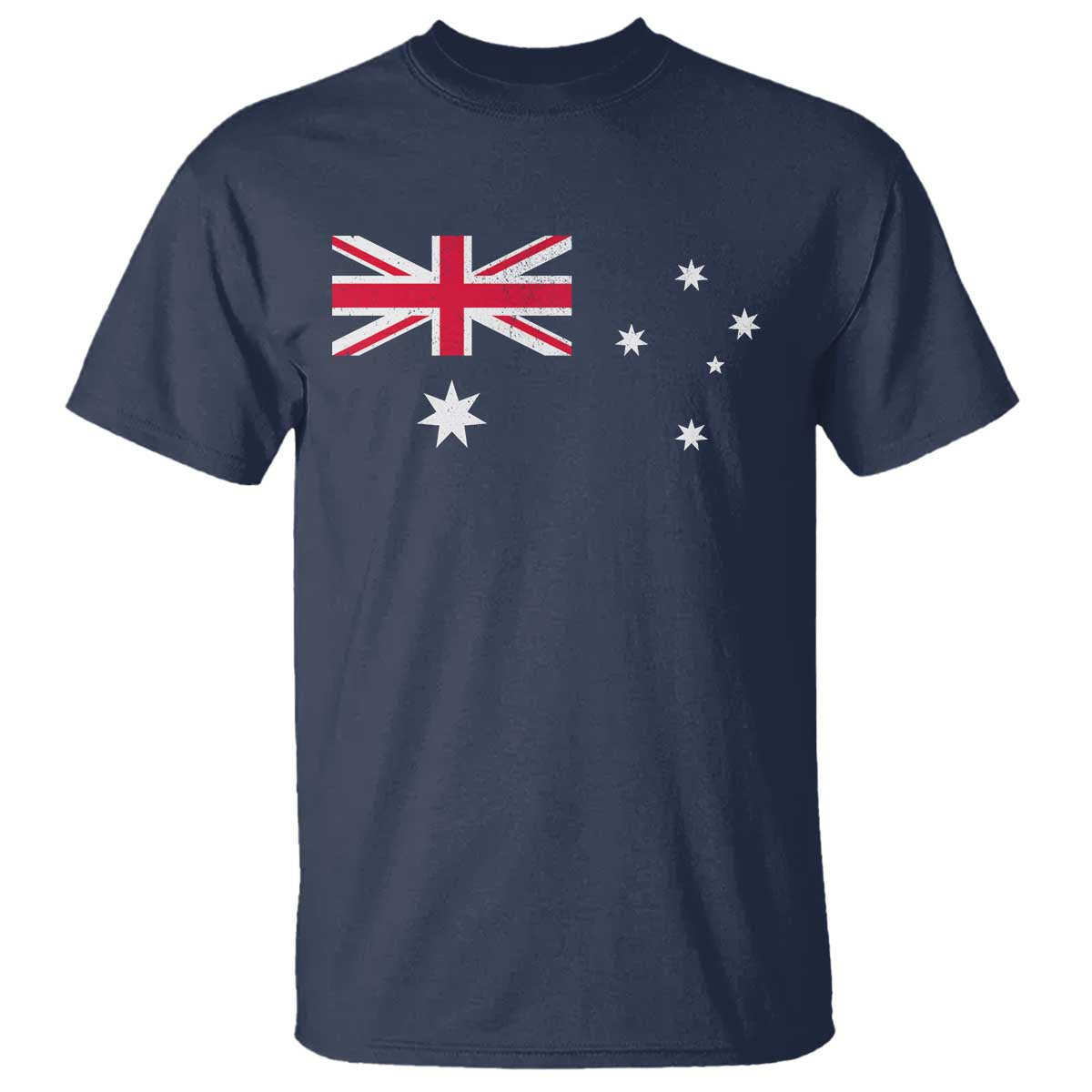 Vintage Australian Flag T Shirt Australia Distressed Patriotic Southern Cross Country Pride Graphic