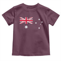 Vintage Australian Flag Toddler T Shirt Australia Distressed Patriotic Southern Cross Country Pride Graphic