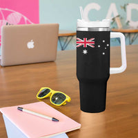 Vintage Australian Flag Tumbler With Handle Australia Distressed Patriotic Southern Cross Country Pride Graphic