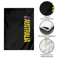 Australia Flag Garden Flag Patriotic Country Pride Vertical Text Graphic