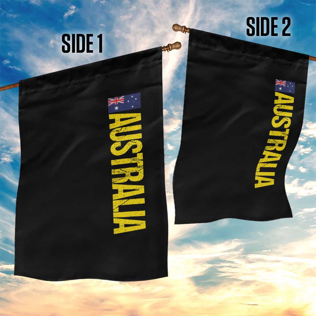 Australia Flag Garden Flag Patriotic Country Pride Vertical Text Graphic