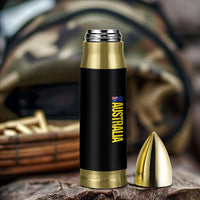 Australia Flag Bullet Tumbler Patriotic Country Pride Vertical Text Graphic