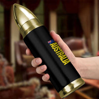 Australia Flag Bullet Tumbler Patriotic Country Pride Vertical Text Graphic