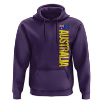 Australia Flag Hoodie Patriotic Country Pride Vertical Text Graphic