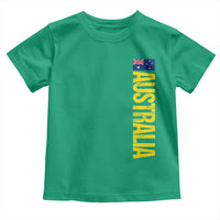 Australia Flag Toddler T Shirt Patriotic Country Pride Vertical Text Graphic