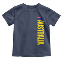 Australia Flag Toddler T Shirt Patriotic Country Pride Vertical Text Graphic