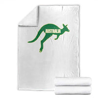 Vintage Kangaroo Australia Throw Blanket Patriotic Country Pride Graphic Aussie Roo Kangaroo