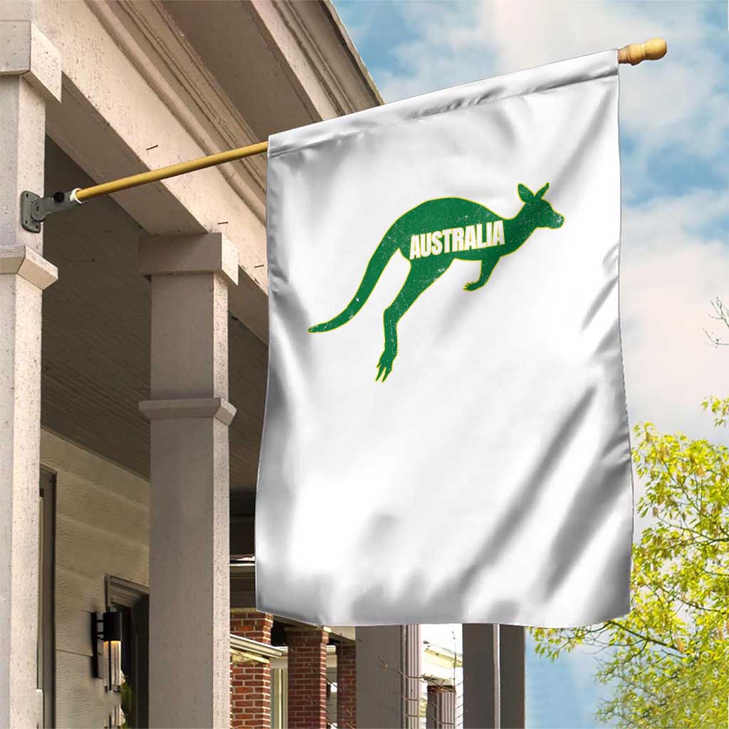Vintage Kangaroo Australia Garden Flag Patriotic Country Pride Graphic Aussie Roo Kangaroo