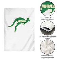 Vintage Kangaroo Australia Garden Flag Patriotic Country Pride Graphic Aussie Roo Kangaroo