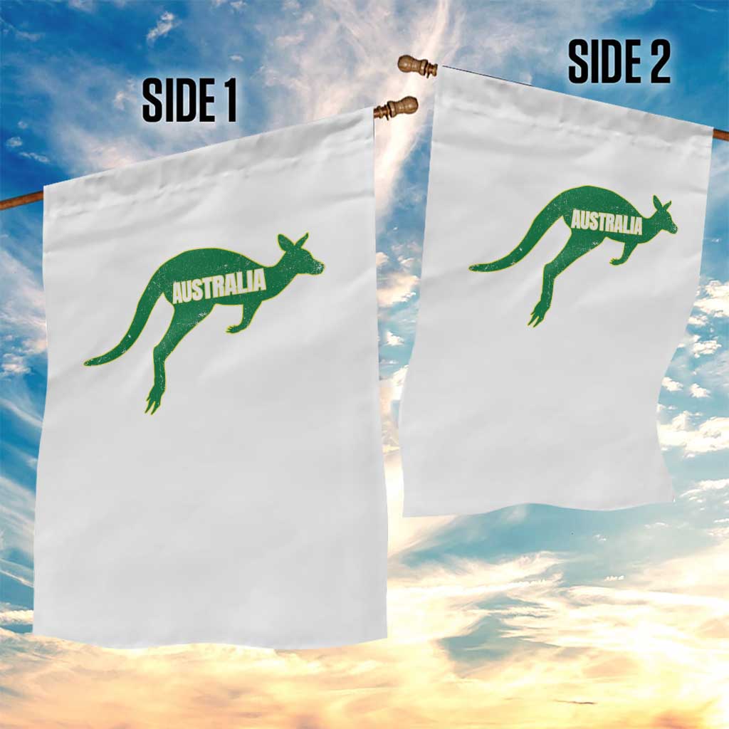 Vintage Kangaroo Australia Garden Flag Patriotic Country Pride Graphic Aussie Roo Kangaroo