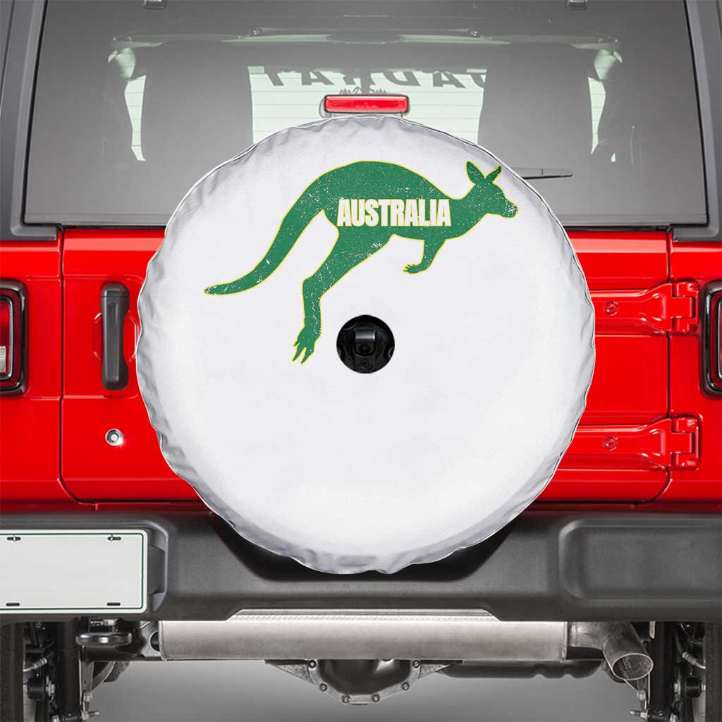 Vintage Kangaroo Australia Spare Tire Cover Patriotic Country Pride Graphic Aussie Roo Kangaroo
