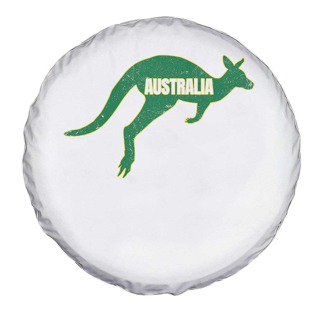 Vintage Kangaroo Australia Spare Tire Cover Patriotic Country Pride Graphic Aussie Roo Kangaroo
