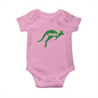 Vintage Kangaroo Australia Baby Onesie Patriotic Country Pride Graphic Aussie Roo Kangaroo
