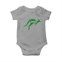 Vintage Kangaroo Australia Baby Onesie Patriotic Country Pride Graphic Aussie Roo Kangaroo