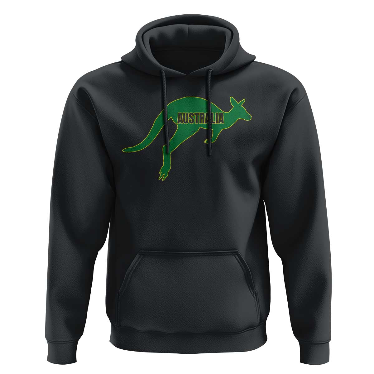 Vintage Kangaroo Australia Hoodie Patriotic Country Pride Graphic Aussie Roo Kangaroo