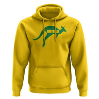 Vintage Kangaroo Australia Hoodie Patriotic Country Pride Graphic Aussie Roo Kangaroo