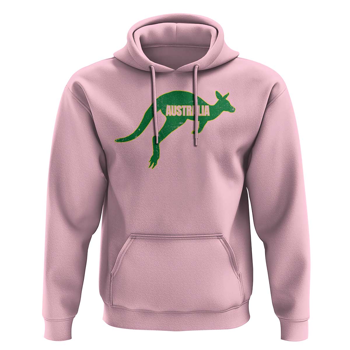 Vintage Kangaroo Australia Hoodie Patriotic Country Pride Graphic Aussie Roo Kangaroo