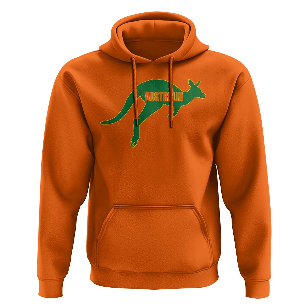 Vintage Kangaroo Australia Hoodie Patriotic Country Pride Graphic Aussie Roo Kangaroo
