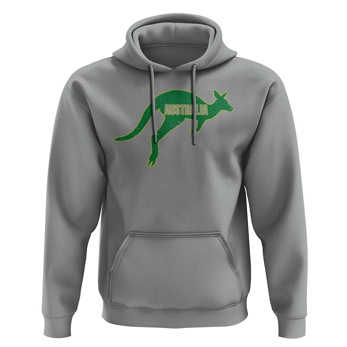 Vintage Kangaroo Australia Hoodie Patriotic Country Pride Graphic Aussie Roo Kangaroo