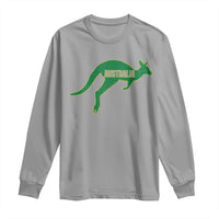 Vintage Kangaroo Australia Long Sleeve Shirt Patriotic Country Pride Graphic Aussie Roo Kangaroo