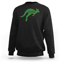 Vintage Kangaroo Australia Sweatshirt Patriotic Country Pride Graphic Aussie Roo Kangaroo