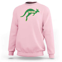 Vintage Kangaroo Australia Sweatshirt Patriotic Country Pride Graphic Aussie Roo Kangaroo