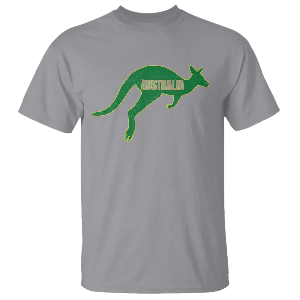 Vintage Kangaroo Australia T Shirt Patriotic Country Pride Graphic Aussie Roo Kangaroo