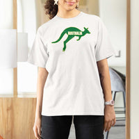 Vintage Kangaroo Australia T Shirt For Women Patriotic Country Pride Graphic Aussie Roo Kangaroo