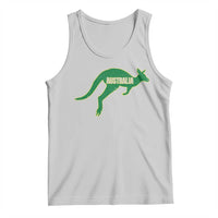 Vintage Kangaroo Australia Tank Top Patriotic Country Pride Graphic Aussie Roo Kangaroo