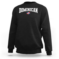 Vintage Dominican Republic Flag Sweatshirt Retro Varsity Caribbean Pride Heritage Gift