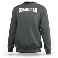 Vintage Dominican Republic Flag Sweatshirt Retro Varsity Caribbean Pride Heritage Gift
